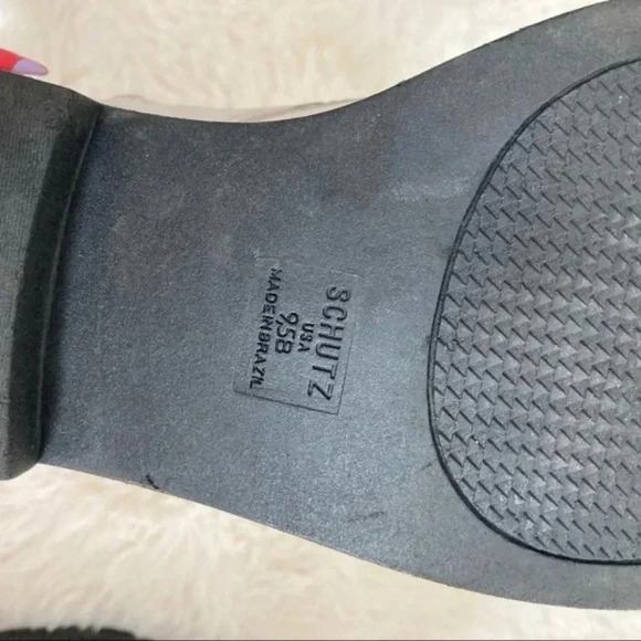 SCHUTZ White Lace Up Mckenzie Bootie - Picture 9 of 9